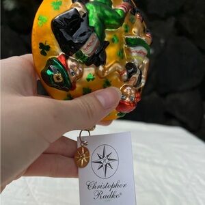 Christmas ornament with the original tags